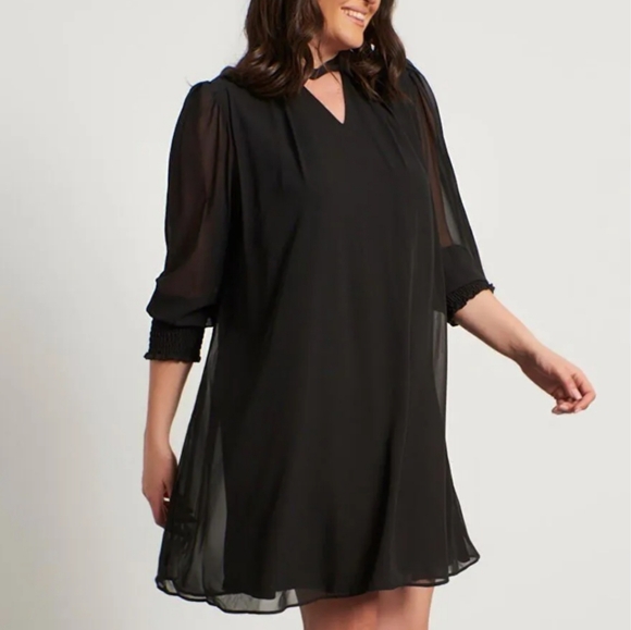 Myline Moda Black Dress / Size 44 - Picture 1 of 11